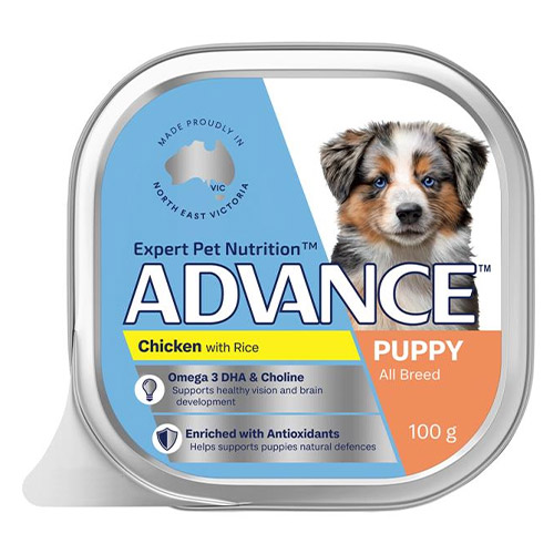 Advance Single Serve Puppy Wet Food Chicken with Rice