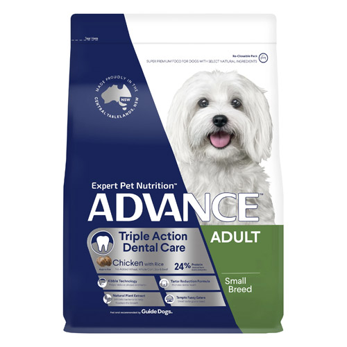 Advance Triple Action Dental Care Adult Small Breed Chicken with Rice Dry Dog Food