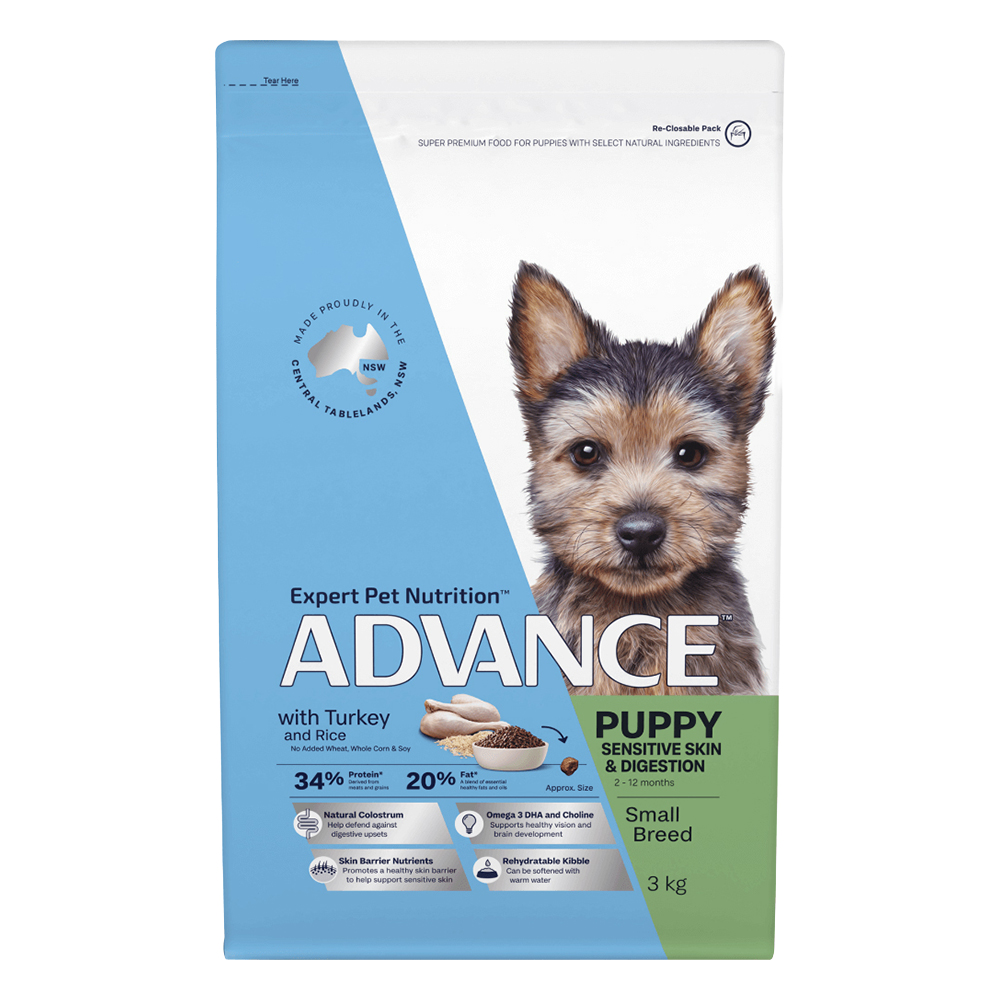 Advance Puppy Small Breed Turkey and Rice Dry Dog Food