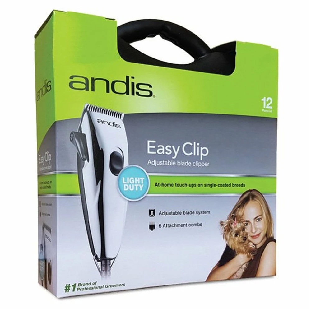 Andis Easy Clip Adjustable Blade Clipper Light Duty for Dogs for Dog Supplies