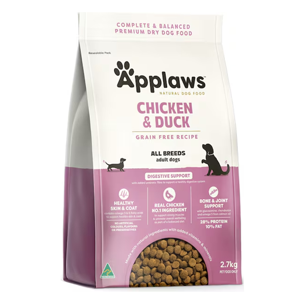 Applaws Grain Free Adult All Breeds Chicken & Duck Natural Dry Dog Food
