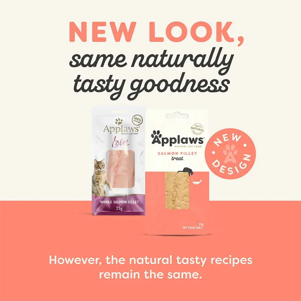 Applaws Natural Salmon Fillet Cat Treat 25gm
