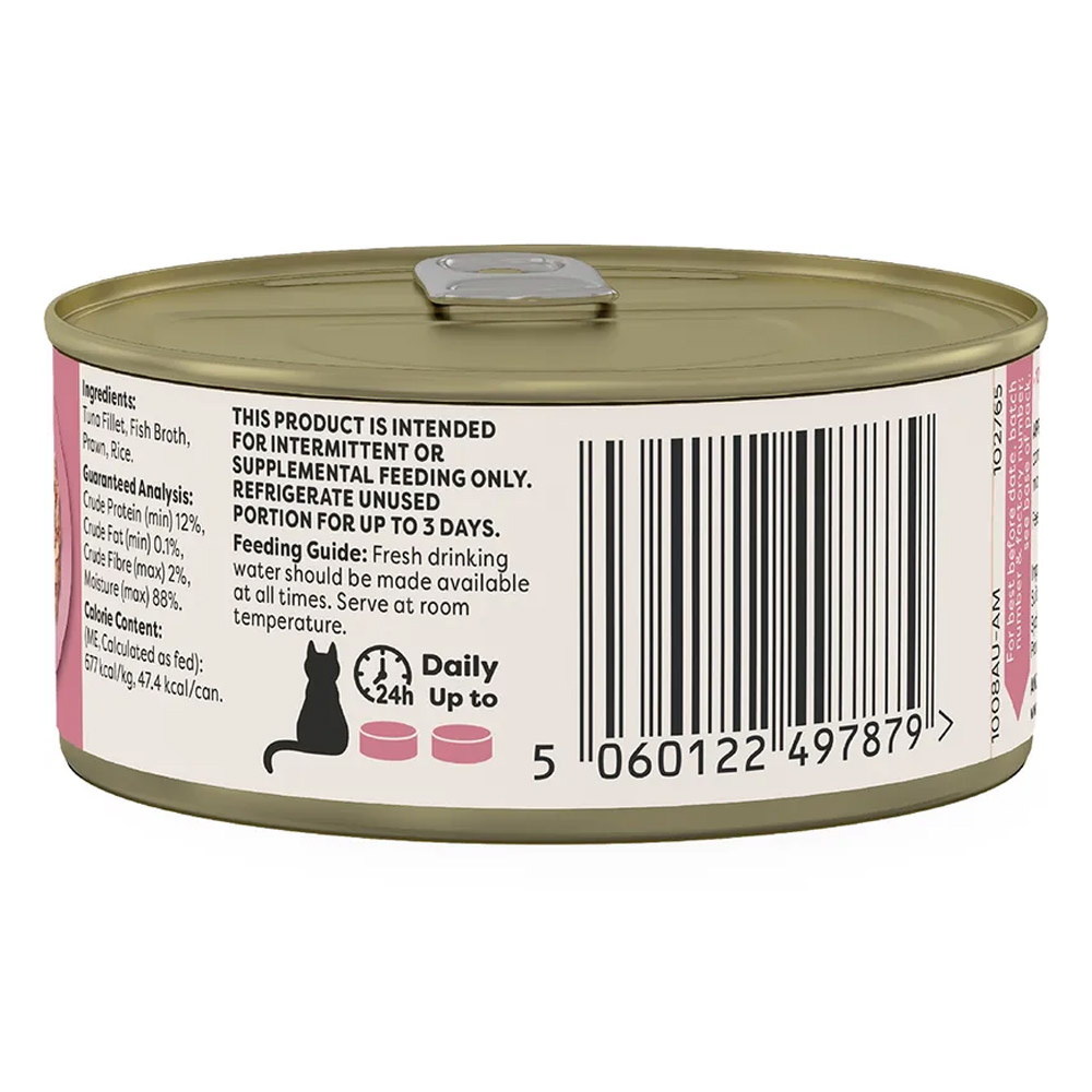 Applaws Natural Tuna Fillet with Prawn in Broth Wet Cat Food 70gm