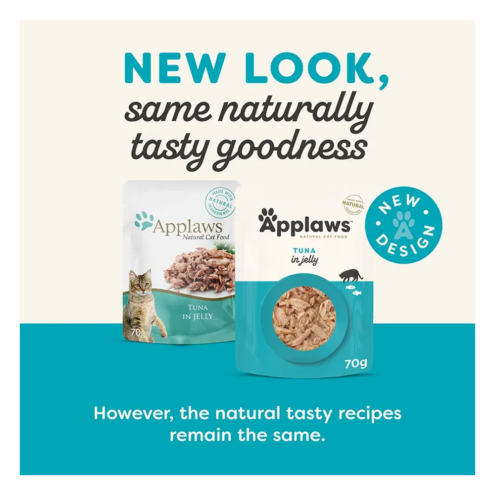 Applaws Natural Tuna in Jelly Wet Cat Food 70gm