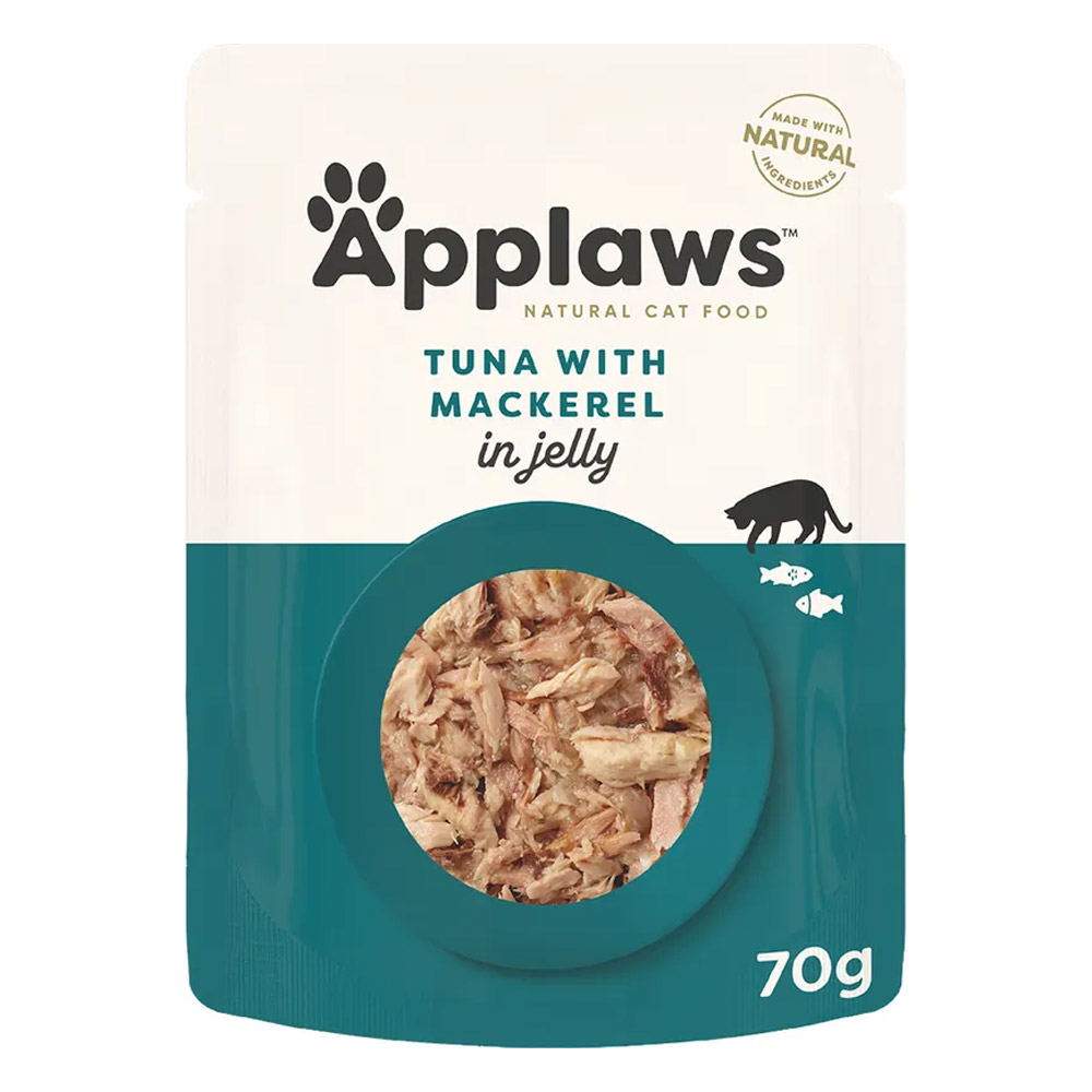 Applaws Natural Tuna with Mackerel in Jelly Wet Cat Food 70gm