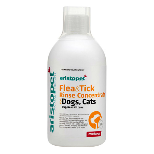 Aristopet Flea & Tick Rinse Concentrate for Dogs, Cats, Puppies & Kittens