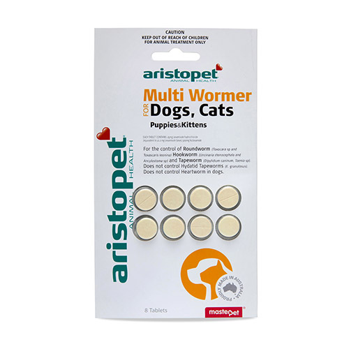 ARISTOPET Multiwormer Tablets Dog and Cat for Dog Supplies