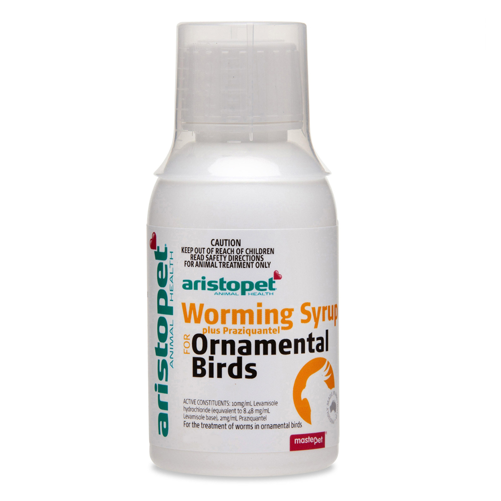 Aristopet Bird Wormer Plus Syrup  125 Ml (Exp: 10/2026)