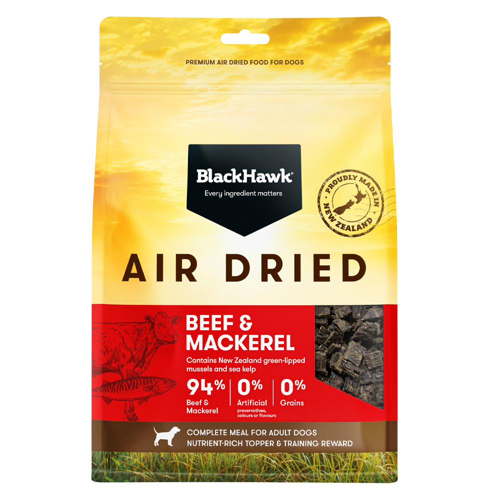Black Hawk Air Dried Beef & Mackerel Adult Dry Dog Food