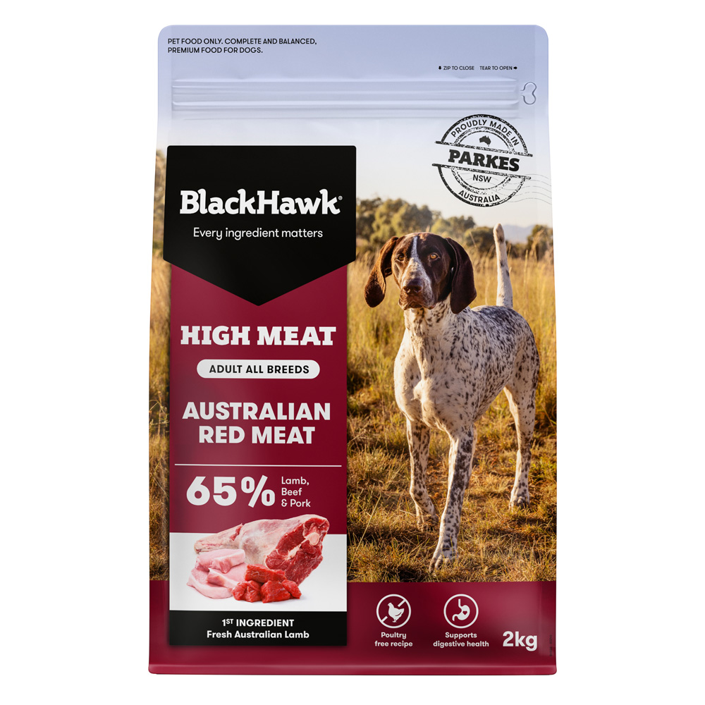 Black Hawk High Meat Adult Australian Red Meat Dry Dog Food