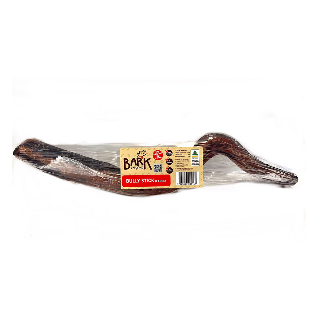 Bark & Beyond Bully Stick Dog Treats  1 X Large