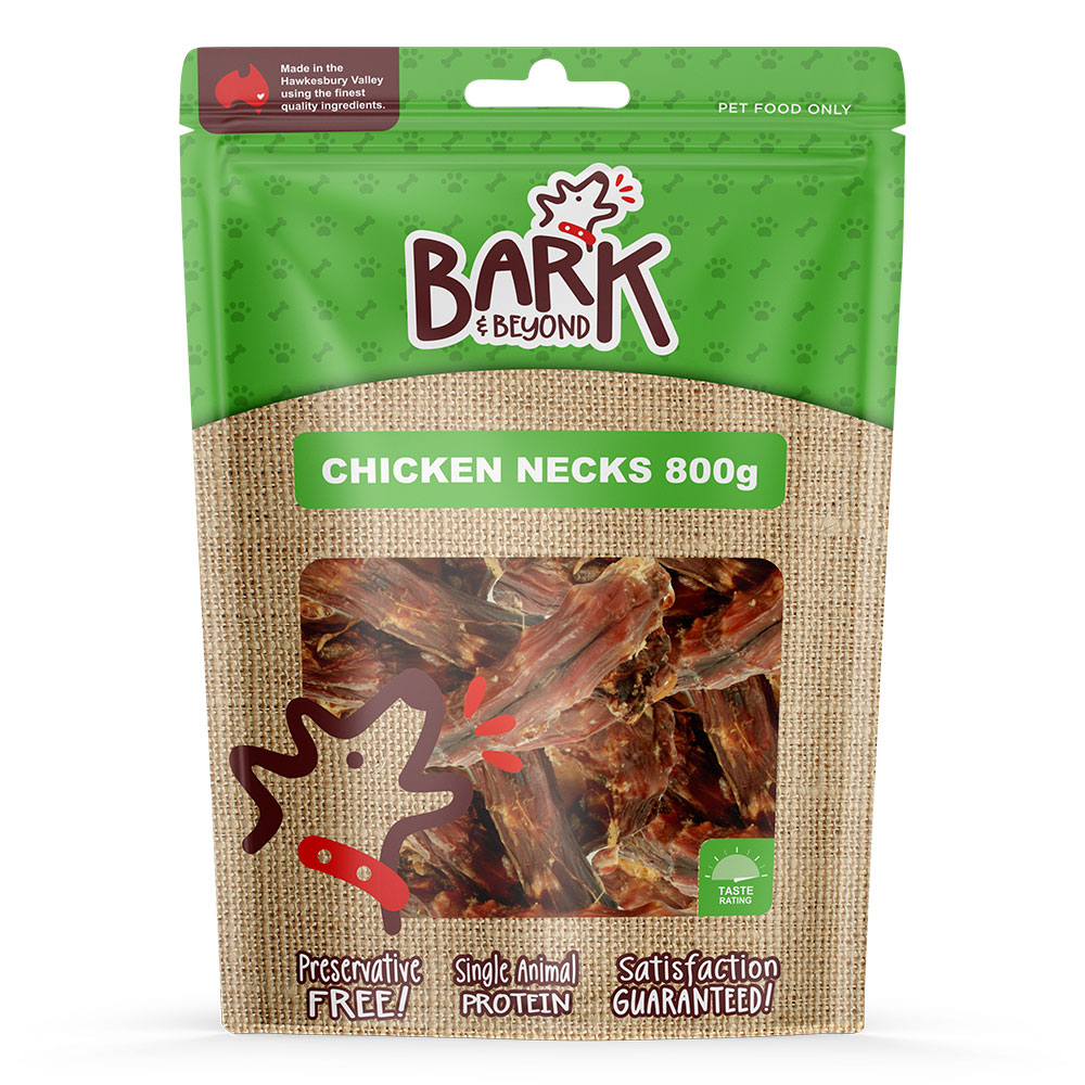 Bark & Beyond Chicken Necks Dog Treats  800 Gm