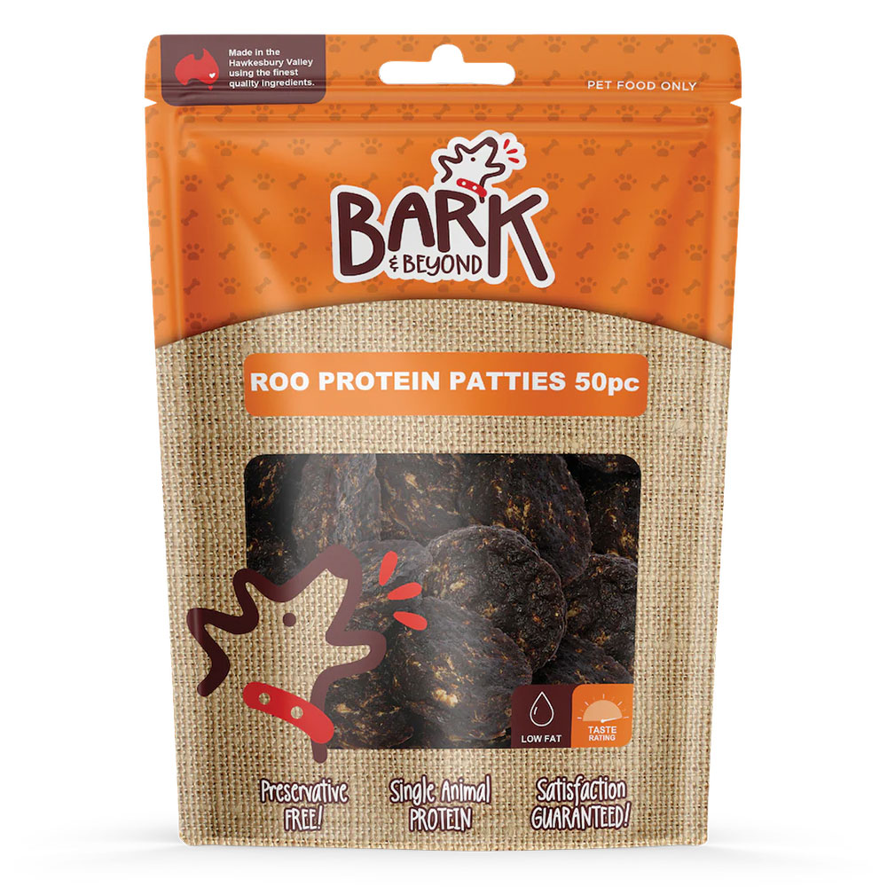 Bark & Beyond Kangaroo Protein Patties Dog Treats