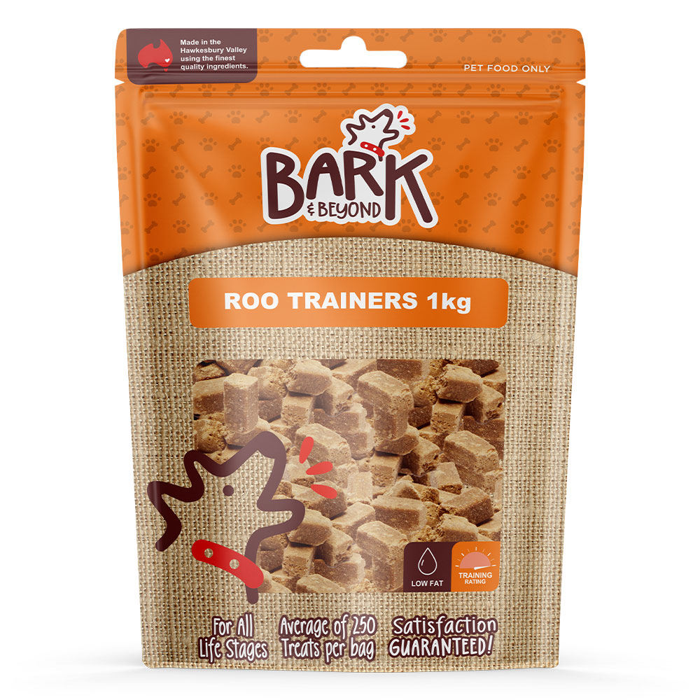 Bark & Beyond Kangaroo Trainers Dog Treats  1 Kg