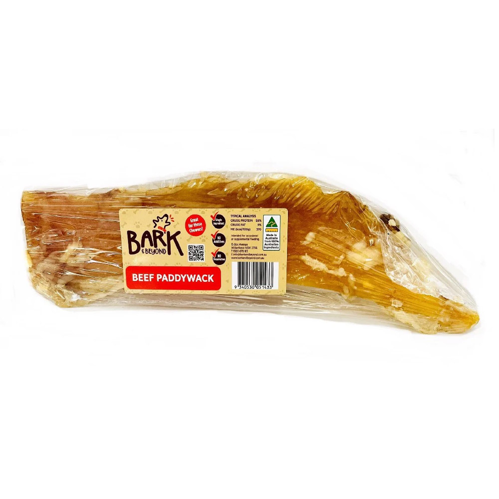 Bark & Beyond Beef Paddywack Dog Treat