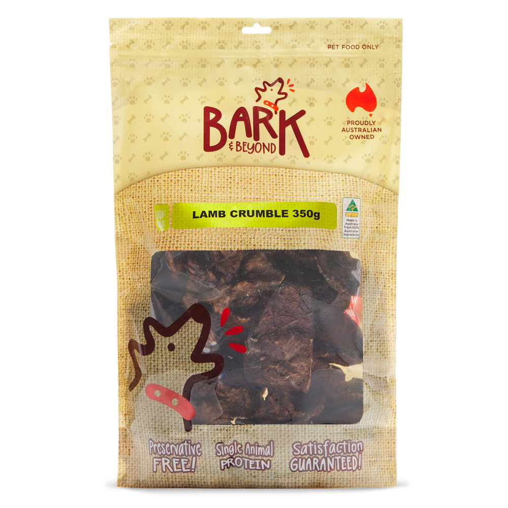Bark & Beyond Lamb Crumble Dog Treats for Dog Supplies