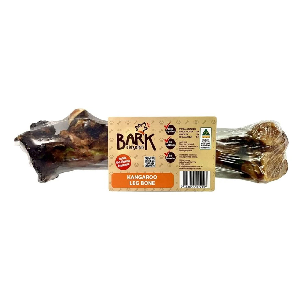 Bark & Beyond Kangaroo Leg Bone Dog Treats