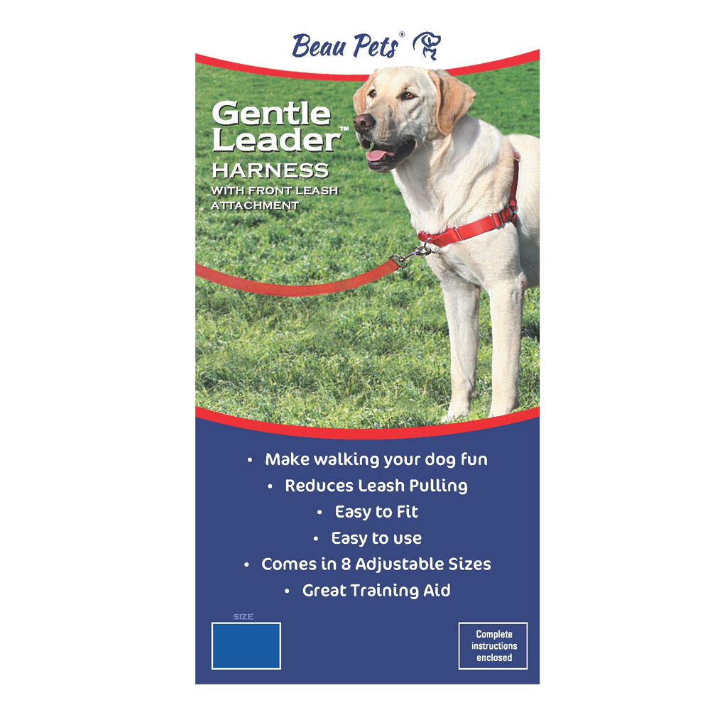 Beau Pets Gentle Leader Harness for Dogs - Red