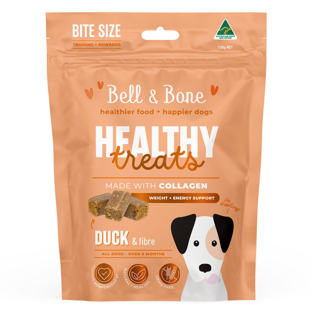 Bell And Bone Healthy Treats For Weight And Energy Support - Duck And Fibre  130 Gm