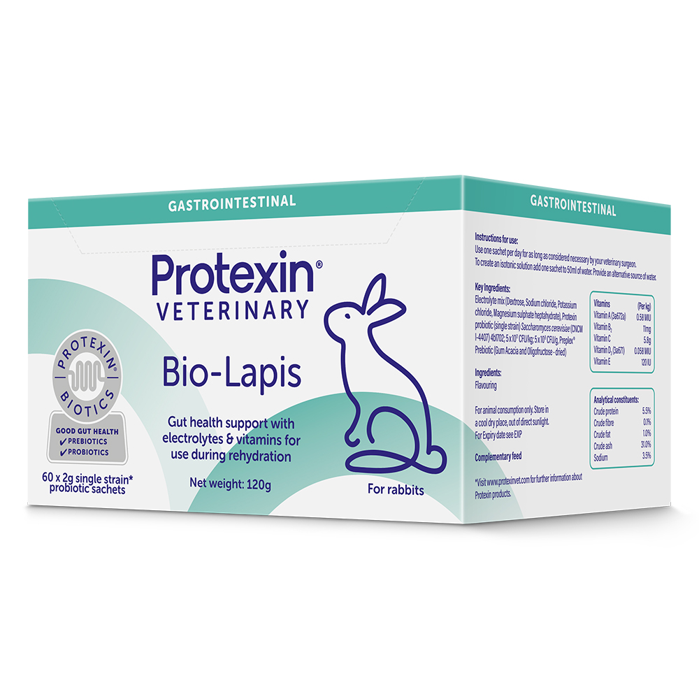 Protexin Veterinary Bio-Lapis Gut Health Support With Electrolytes & Vitamins for Rabbits 2gms