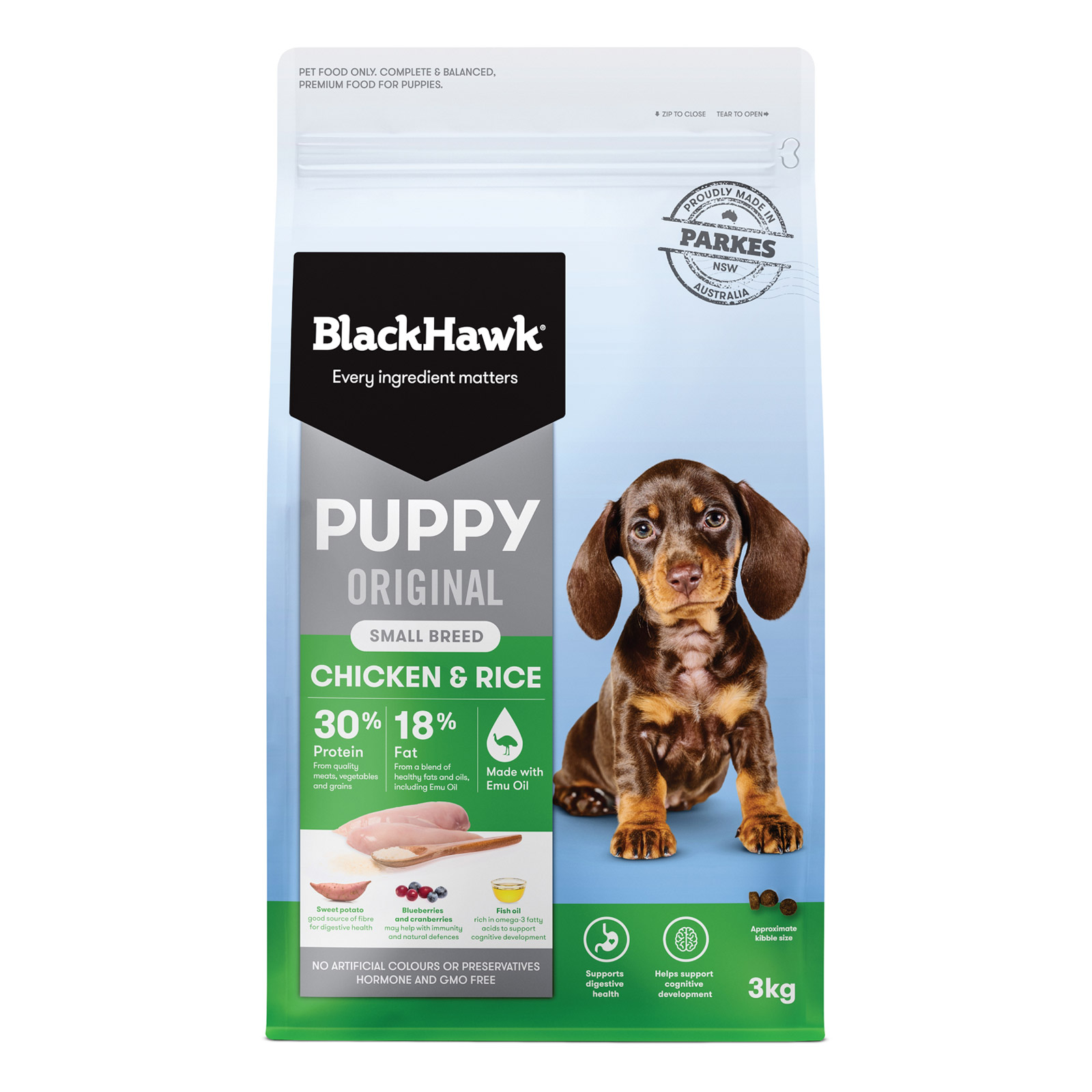Black Hawk Original Puppy Small Breed Chicken & Rice Dry Dog Food