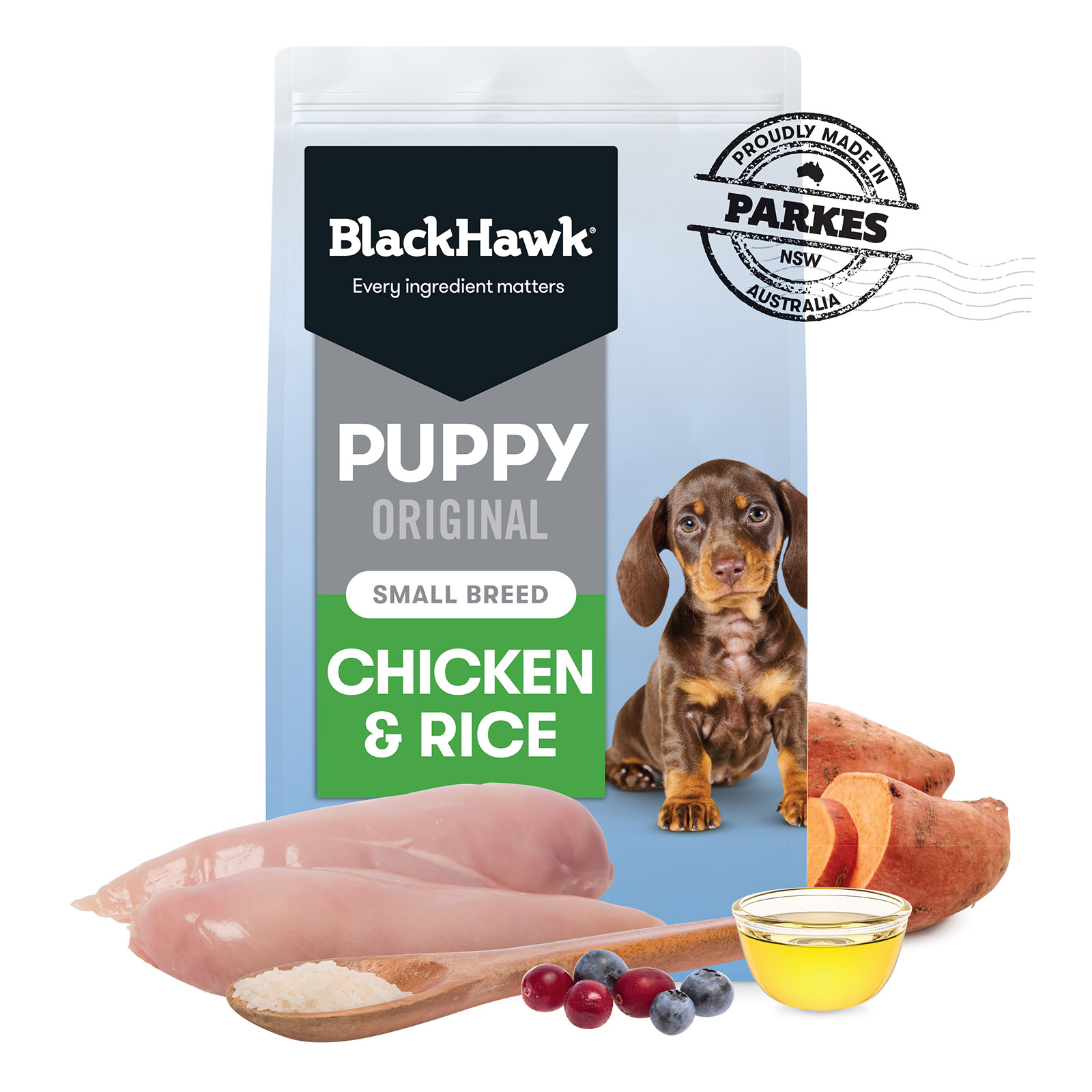 Black Hawk Original Puppy Small Breed Chicken & Rice Dry Dog Food