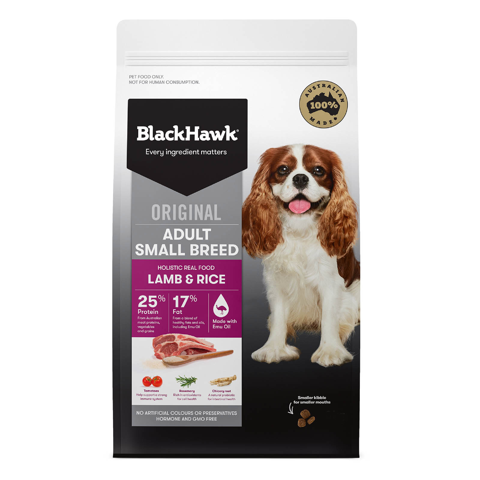 Black Hawk Original Adult Small Breed Lamb & Rice Dry Dog Food