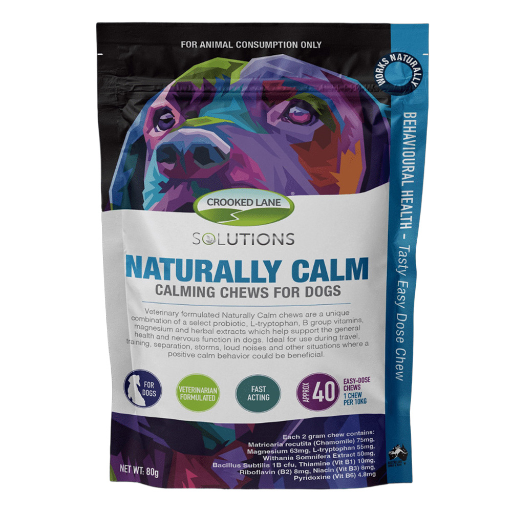 Crooked Lane Naturally Calm Calming Chews for Dogs