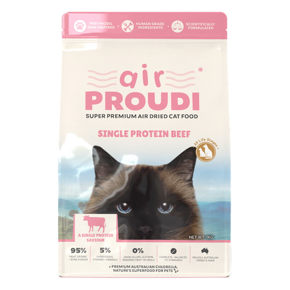 Air Proudi Single Protein Beef Super Premium Air Dried Cat Food