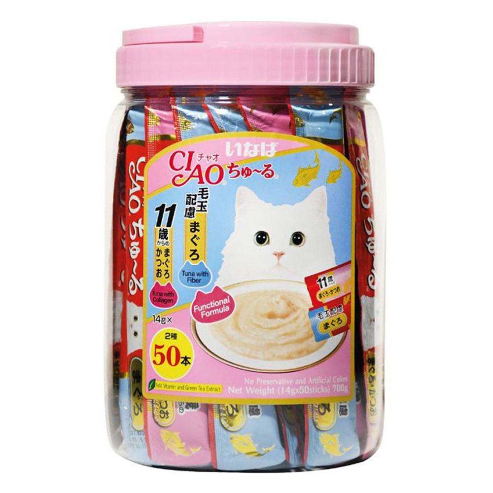 Ciao Churu Tuna With Collagen And Fiber  50 Pieces