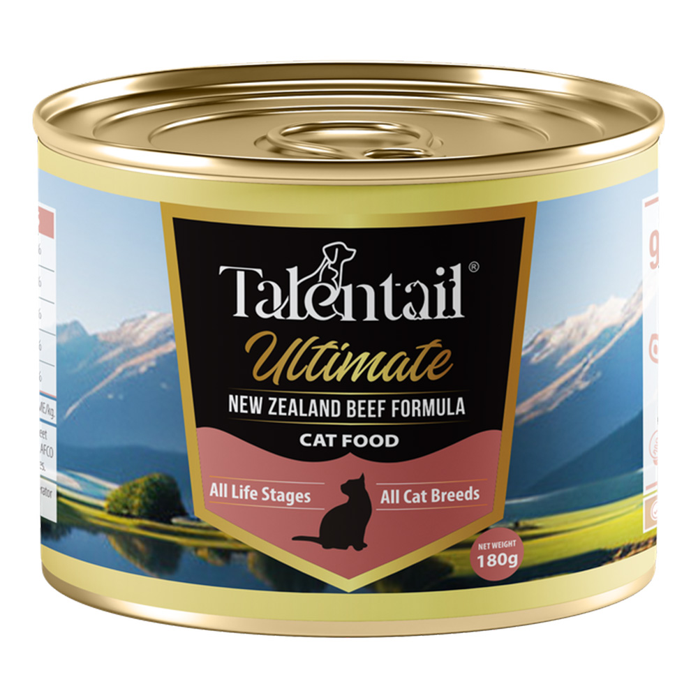 Talentail Ultimate New Zealand Beef Formula Canned Wet Cat Food 180Gm