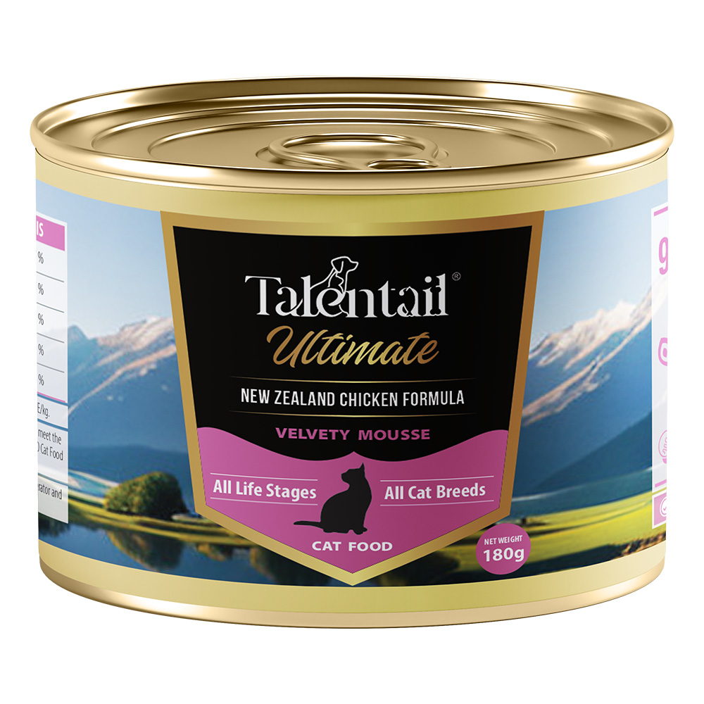 Talentail Ultimate New Zealand Chicken Formula Velvety Mousse Canned Wet Cat Food 180Gm