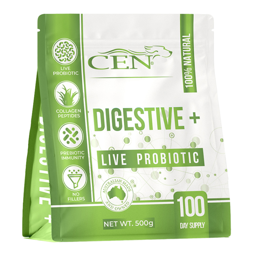 Cen Digestive+ Live Probiotic Supplement for Dogs for Dog Supplies