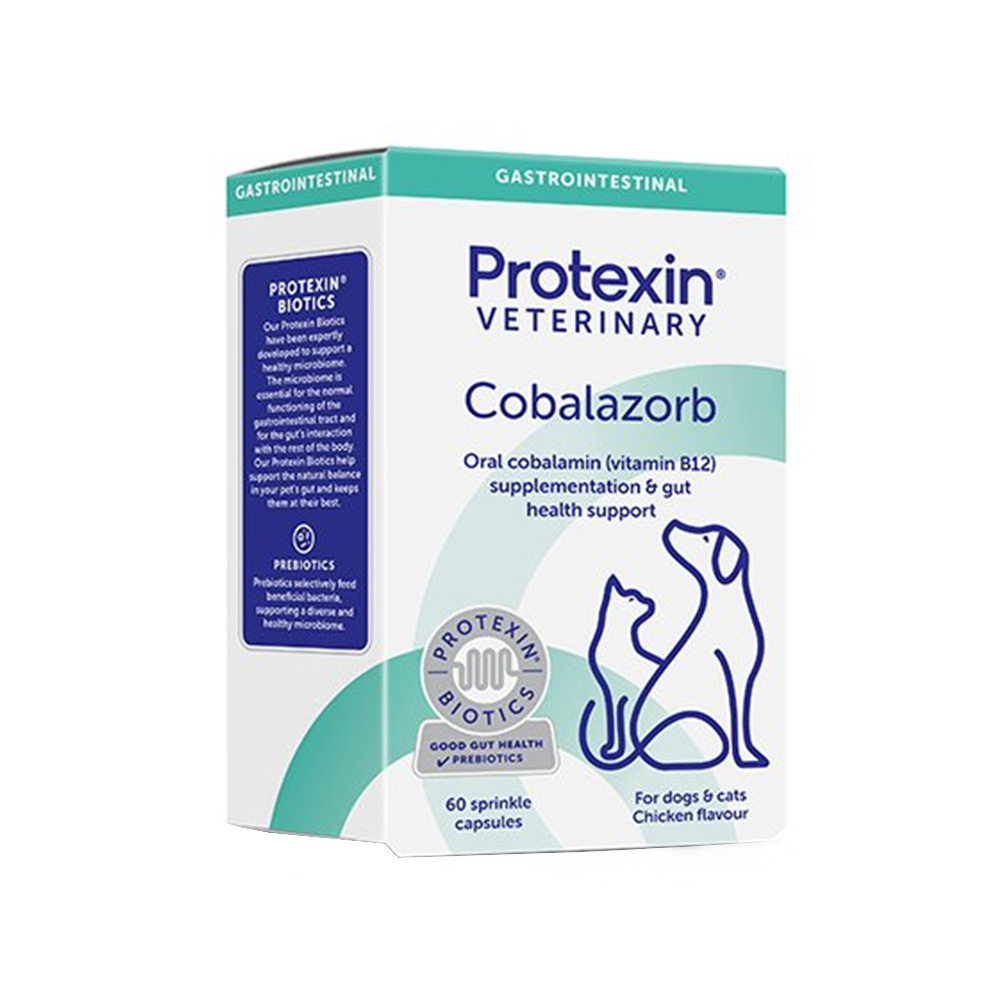 Protexin Veterinary Cobalazorb (B12) Oral Cobolamin Supplementation For Dogs And Cats  60 Capsules