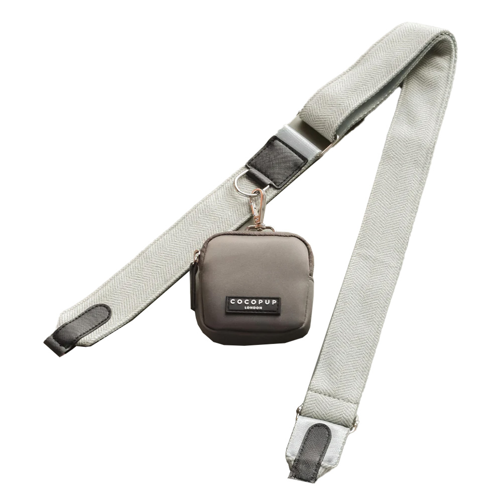 Cocopup London Bag Strap for dogs Sage Tweed