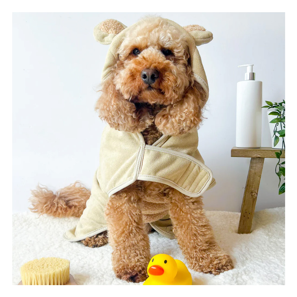 Cocopup London Teddy Drying Robe for Dogs