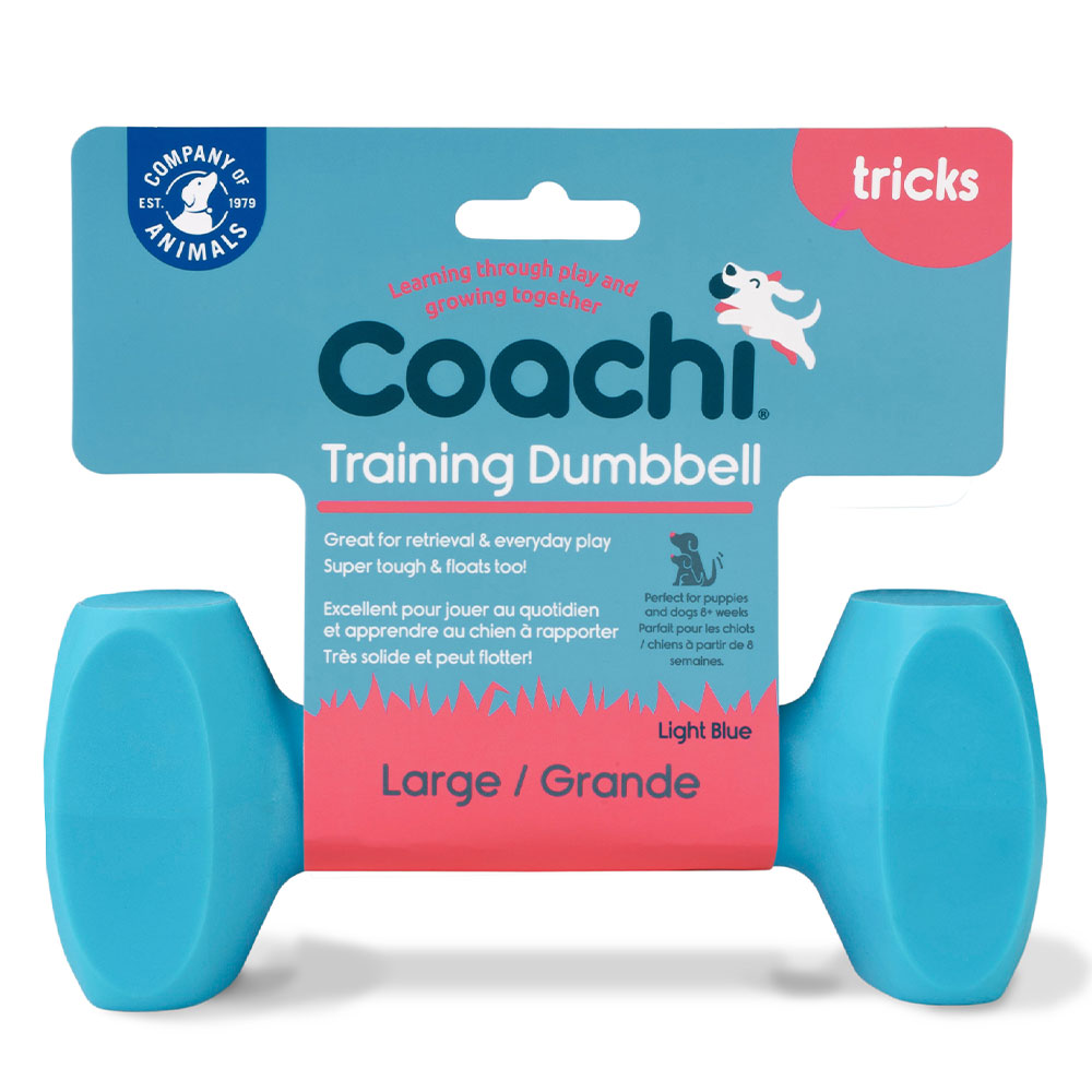 Company of Animals Coachi Tricks Training Dumbbell For Dogs