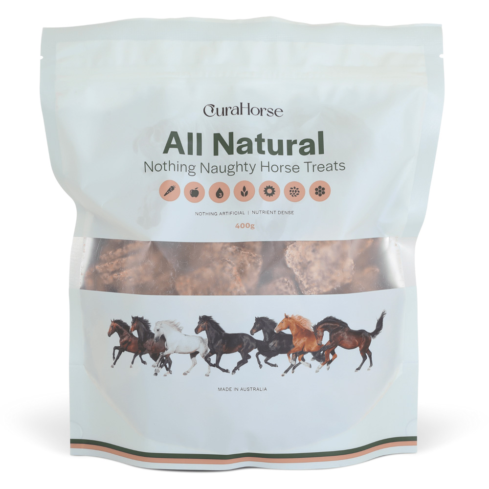 Curahorse All Natural Nothing Naughty Horse Treats for Horse Supplies