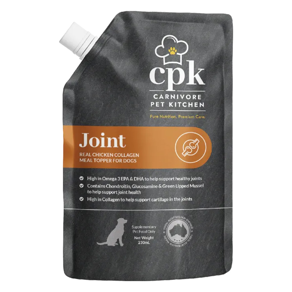 Carnivore Pet Kitchen Joint Real Chicken Collagen Meal Topper for Dogs 230 ml