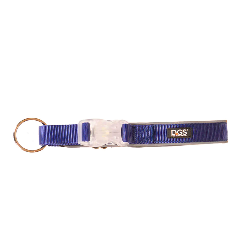 DGS Comet LED Safety Collar (Navy) Large - 2.5cm x 45 - 63cm