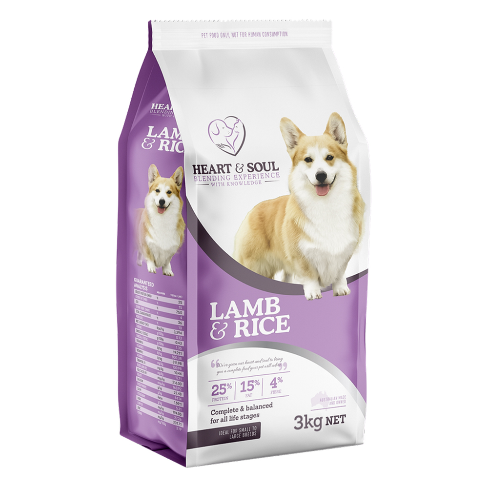 Heart & Soul Lamb & Rice Dry Dog Food