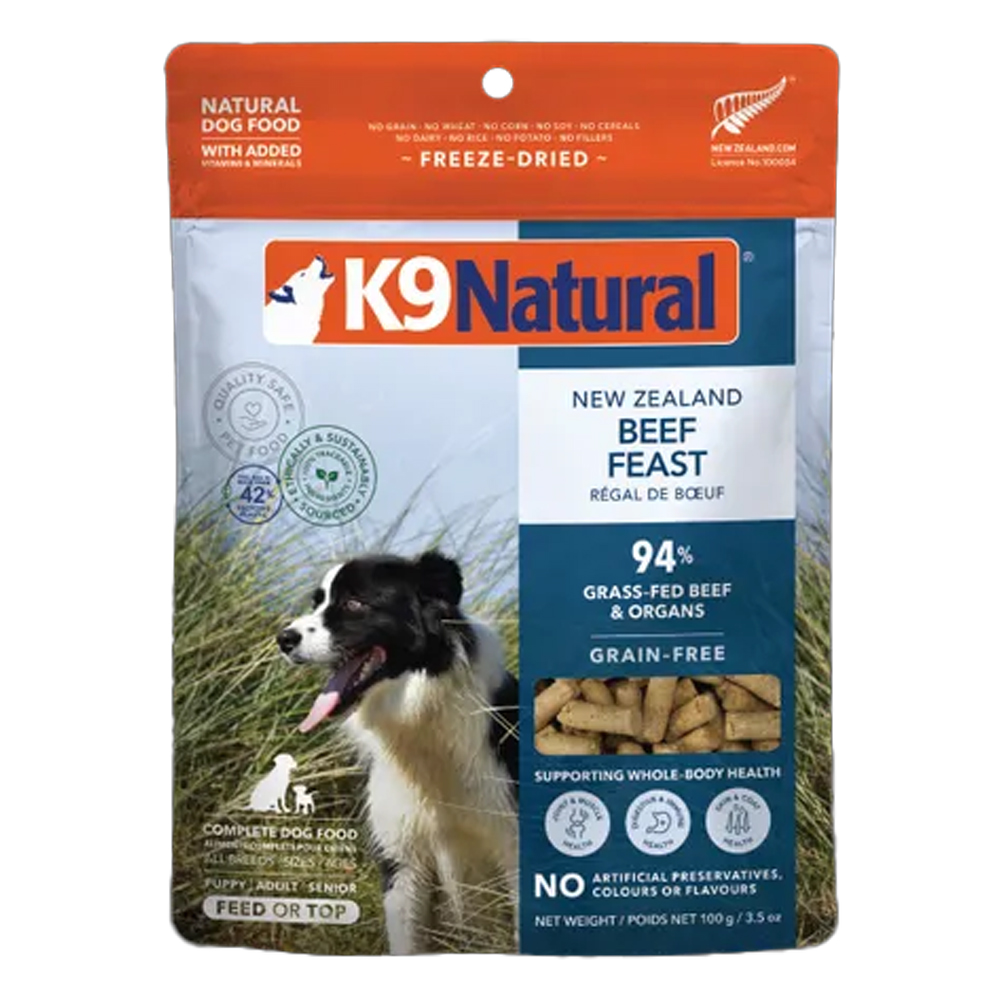 K9 Natural New Zealand Beef Feast Dry Dog Food