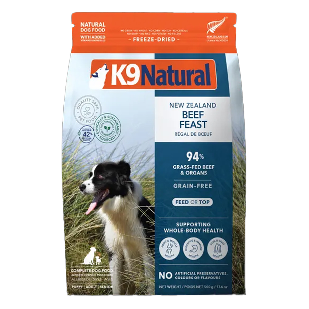 K9 Natural New Zealand Beef Feast Dry Dog Food