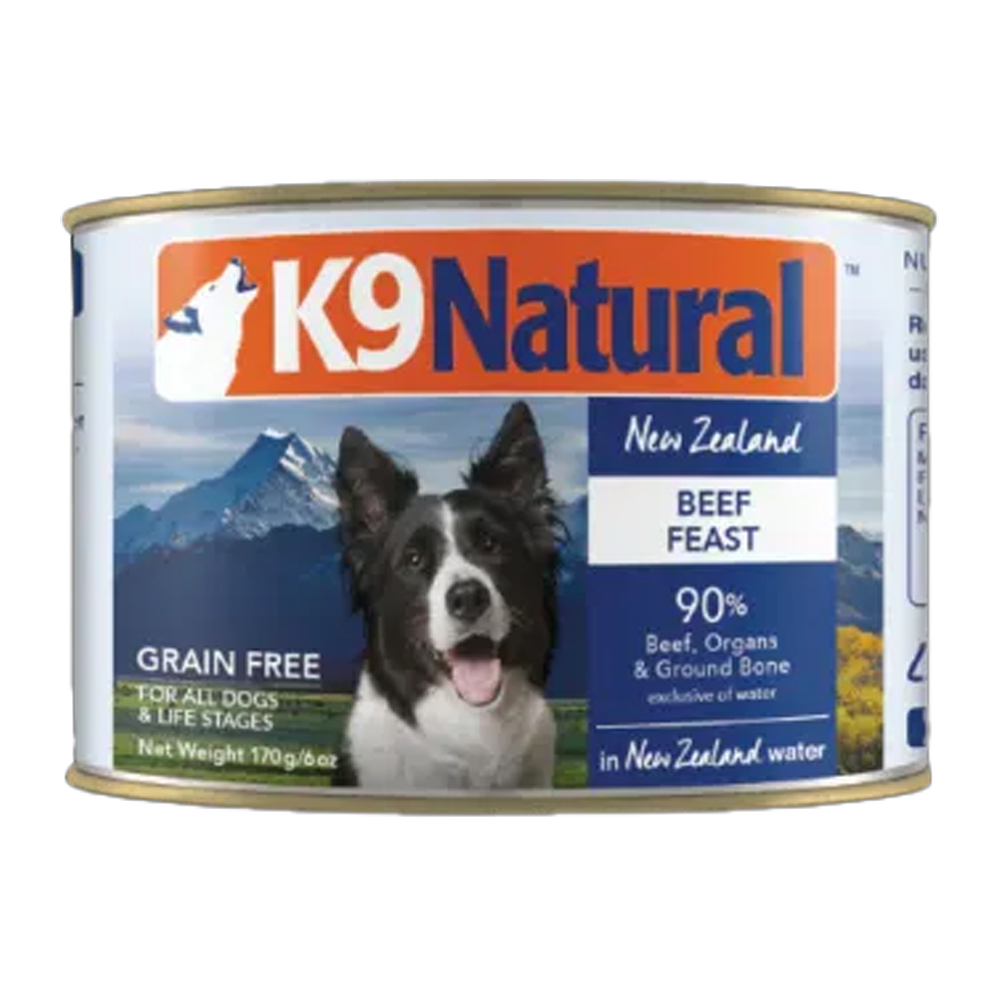 K9 Natural New Zealand Beef Feast Wet Dog Food 170 Gm