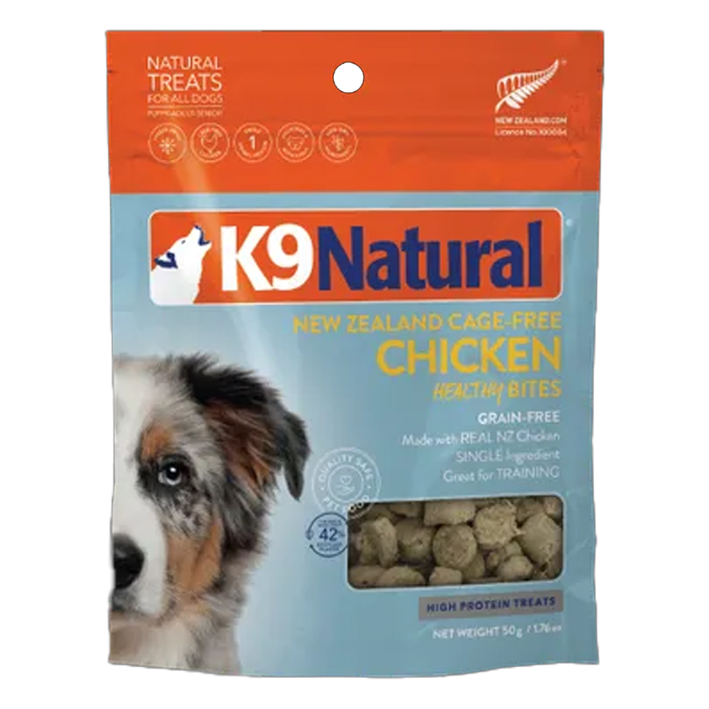 K9 Natural New Zealand Cage-Free Chicken Healthy Bites Dog Treats