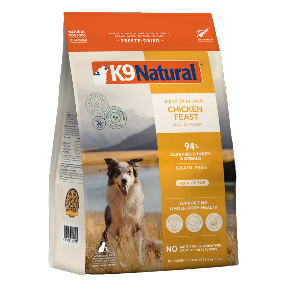 K9 Natural New Zealand Chicken Feast Dry Dog Food
