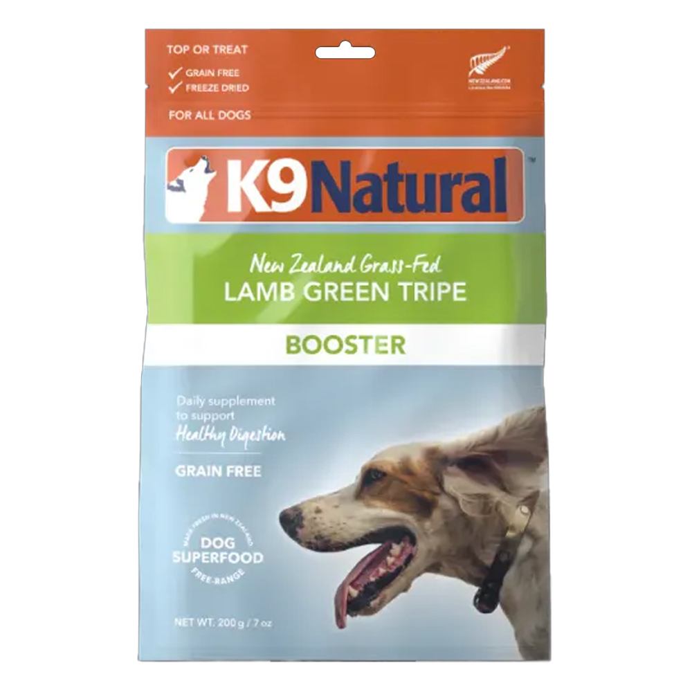 K9 Natural New Zealand Grass-Fed Lamb Green Tripe Booster for Dogs