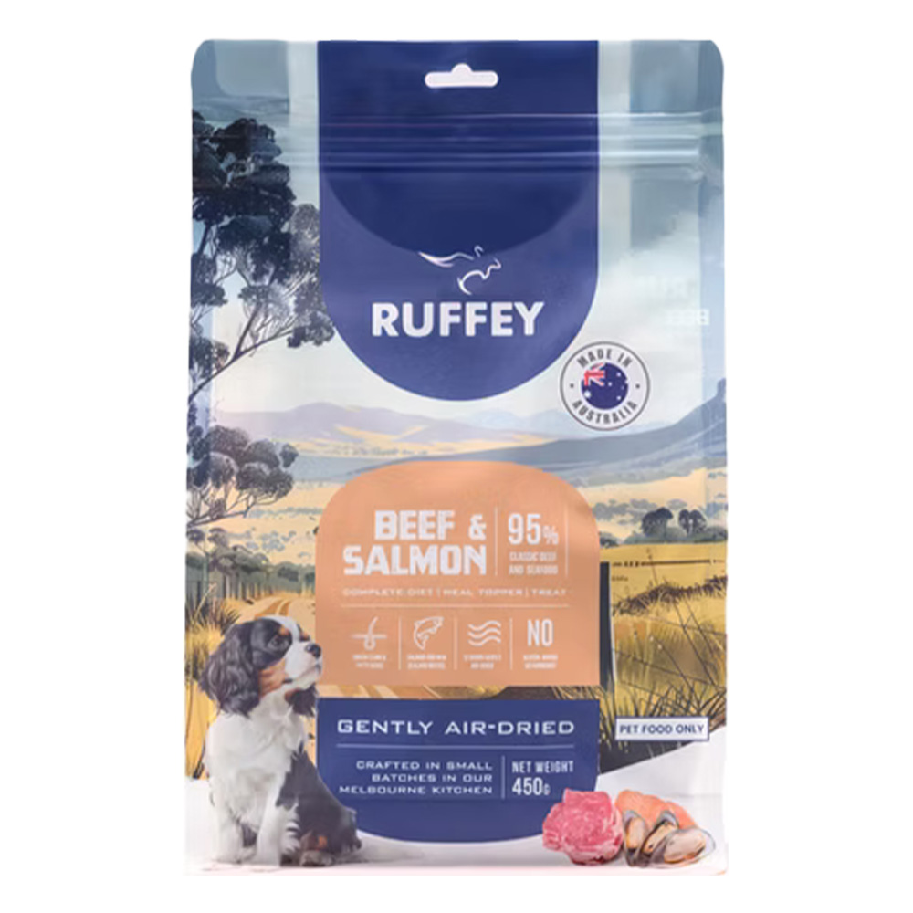 Ruffey Air Dried Beef & Salmon Dry Dog Food