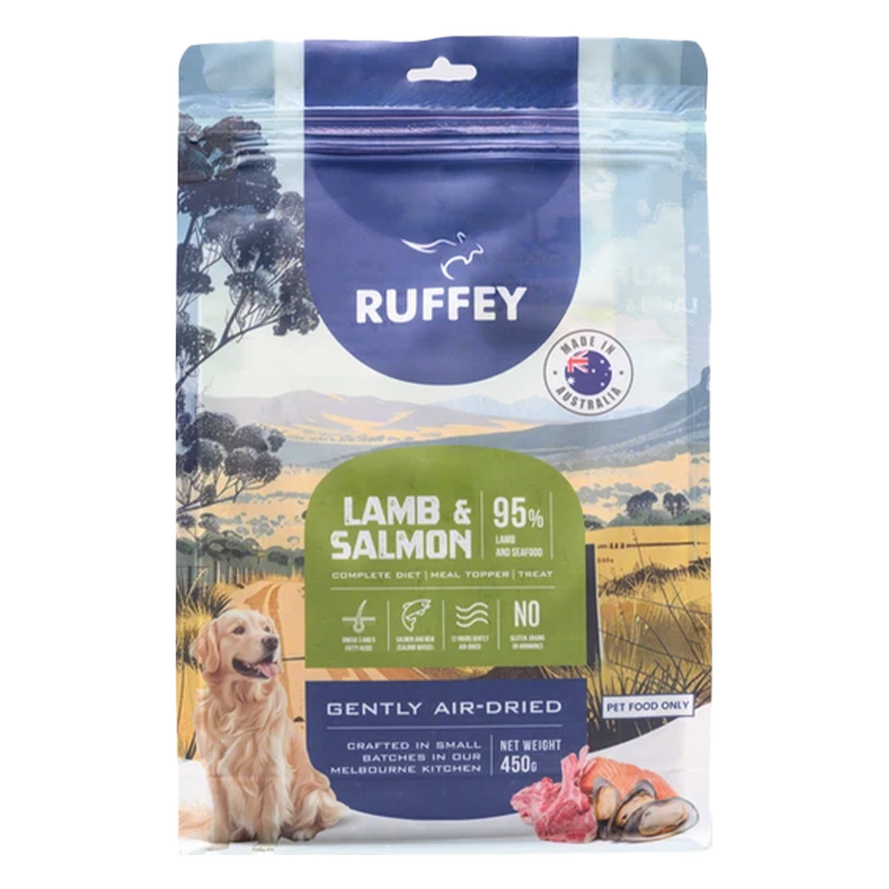 Ruffey Air Dried Lamb & Salmon Dry Dog Food