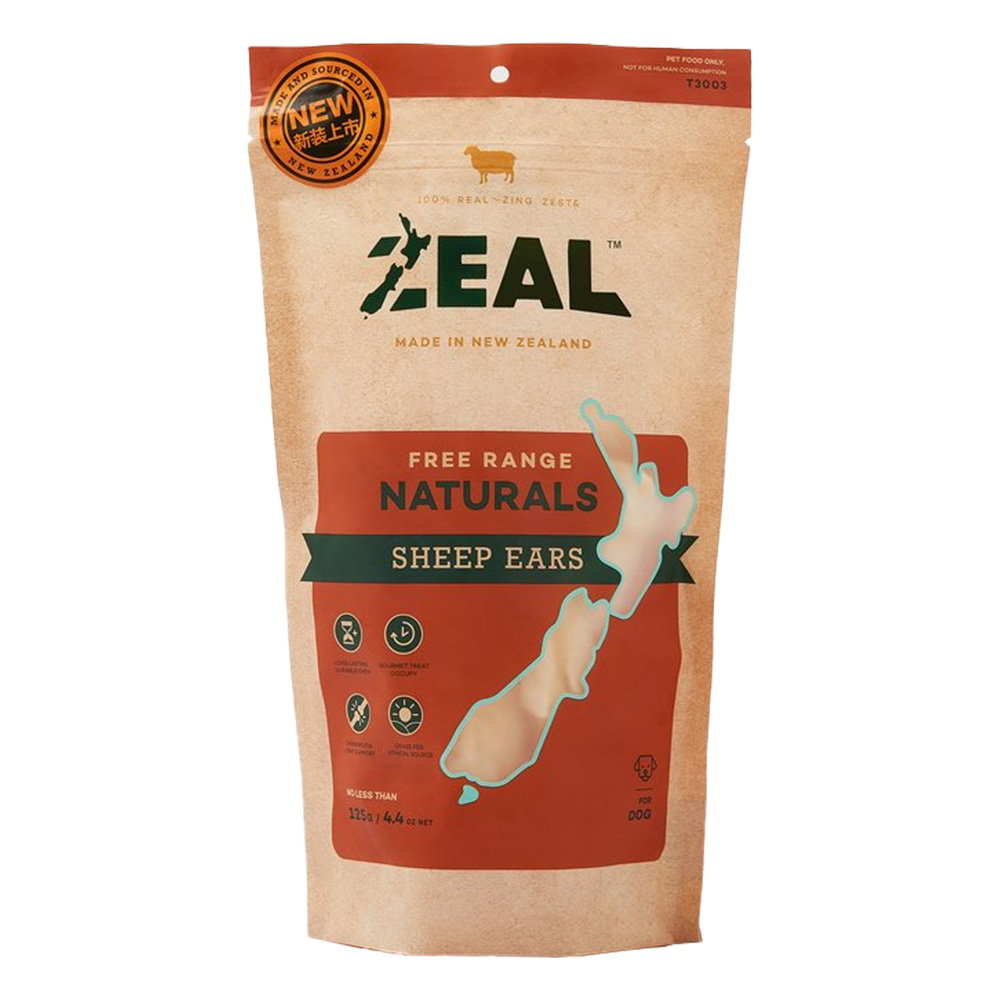 Zeal Free Range Naturals Sheep Ears Dog Treats  125 Gm